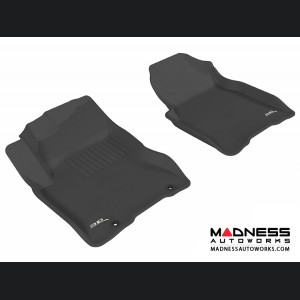 Nissan Rogue Floor Mats (Set of 2) - Front - Black by 3D MAXpider